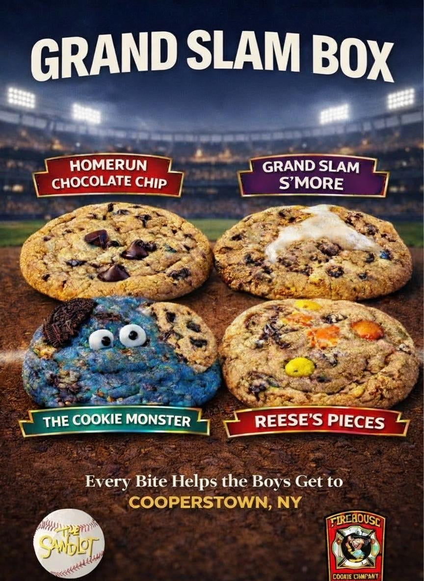 Grand Slam Box - Limited Fundraiser Drop – Firehouse Cookie Company
