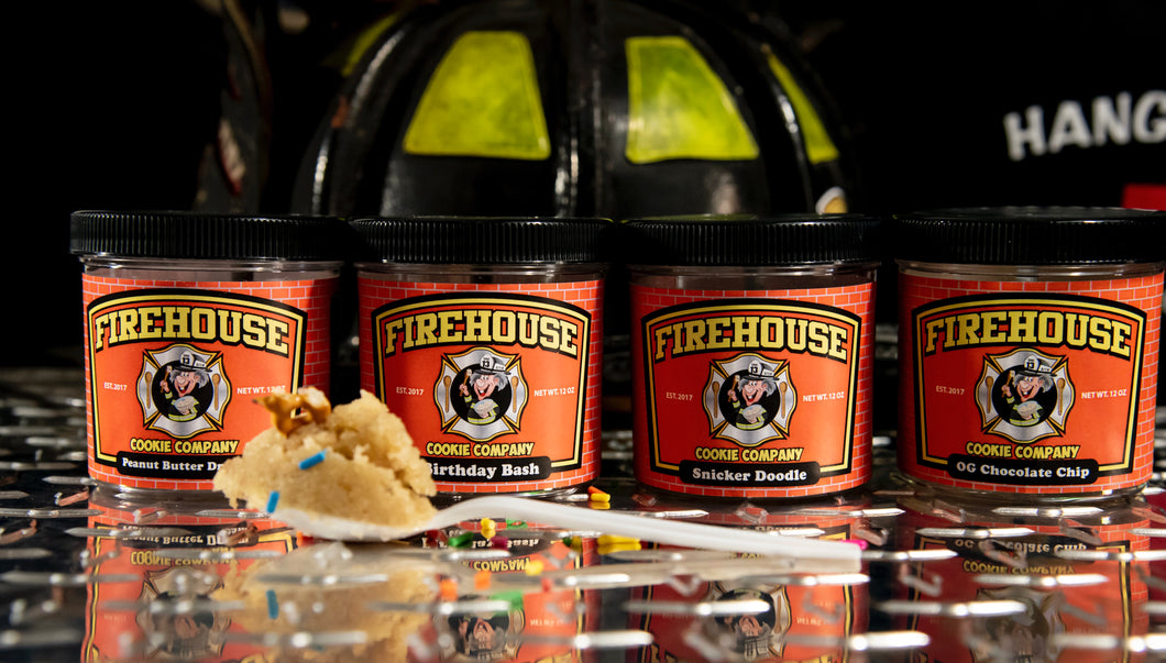 Best Seller Edible Cookie Dough 12oz 4 pack - Firehouse Cookie Company
